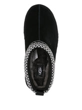 Ugg Australia Tazz II Black Leather and Textile Platform Sandals Black