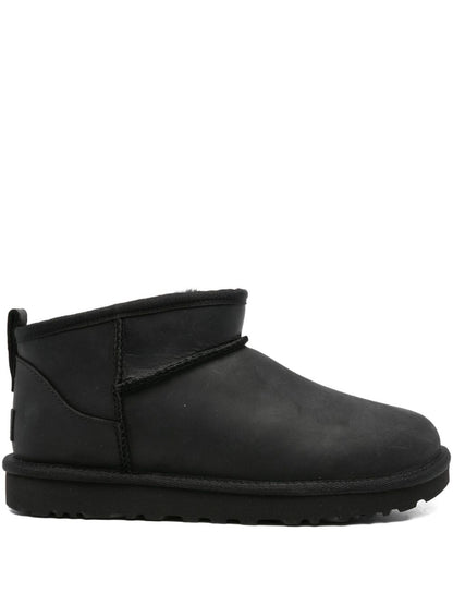 Ugg Australia Classic Micro Leather Boots Black