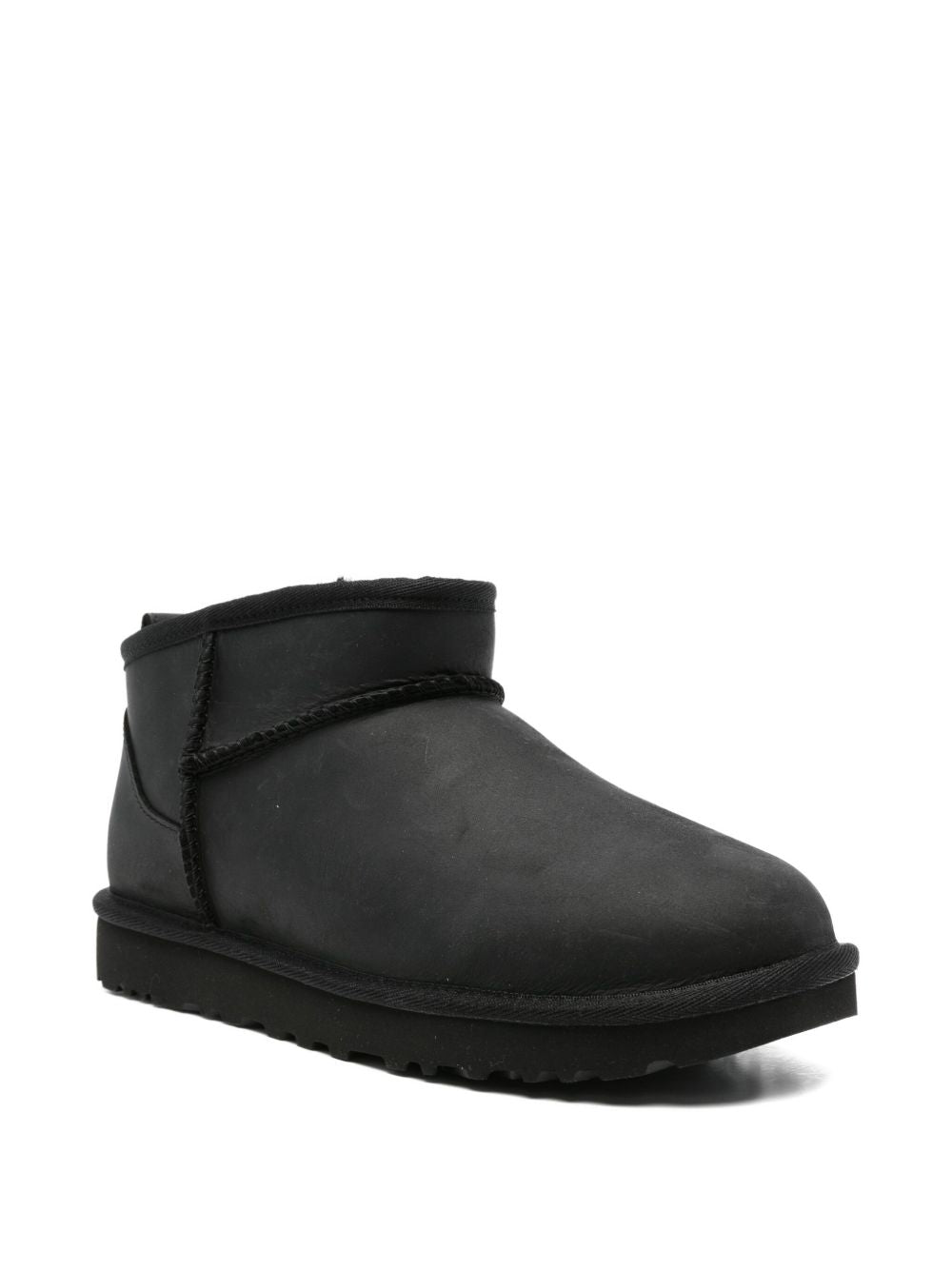 Ugg Australia Classic Micro Leather Boots Black