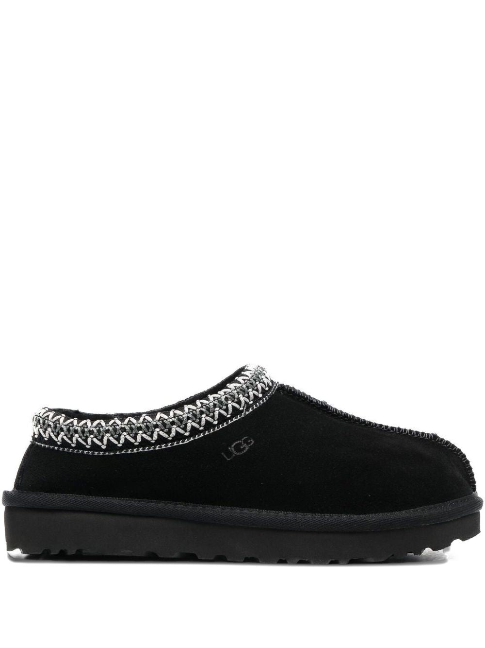 Ugg Australia Tasman II Black Suede Slip-On Sandals Black