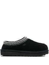 Ugg Australia Tasman II Black Suede Slip-On Sandals Black