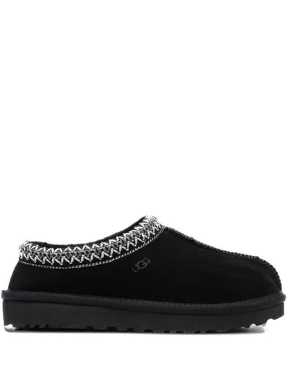 Ugg Australia Tasman II Black Suede Slip-On Sandals Black