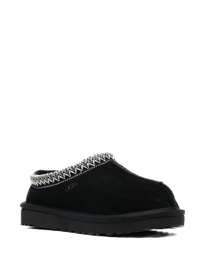 Ugg Australia Tasman II Black Suede Slip-On Sandals Black