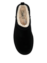 Ugg Australia Shearling-Lined Suede Platform Slip-On Sandals Black Black
