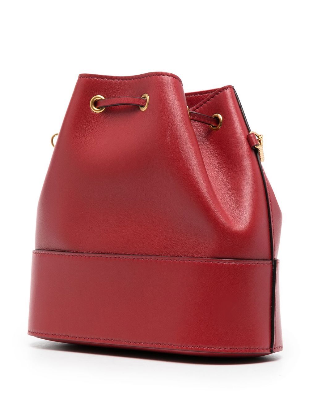 Valentino Garavani VLogo Signature Leather Mini Clutch Bag Red red