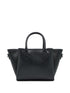 Emporio Armani Small Palmellato Shopper Bag Black