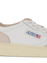 Autry Medalist Low Sneakers in Bordeaux Leather Bordeaux