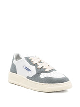 Autry Medalist Low Grey Suede and Leather Sneakers Grey