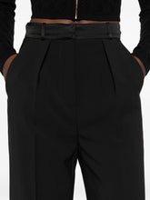 Elisabetta Franchi High-Waisted Flared Trousers Black