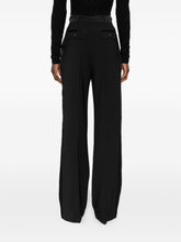 Elisabetta Franchi High-Waisted Flared Trousers Black