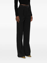 Elisabetta Franchi High-Waisted Flared Trousers Black
