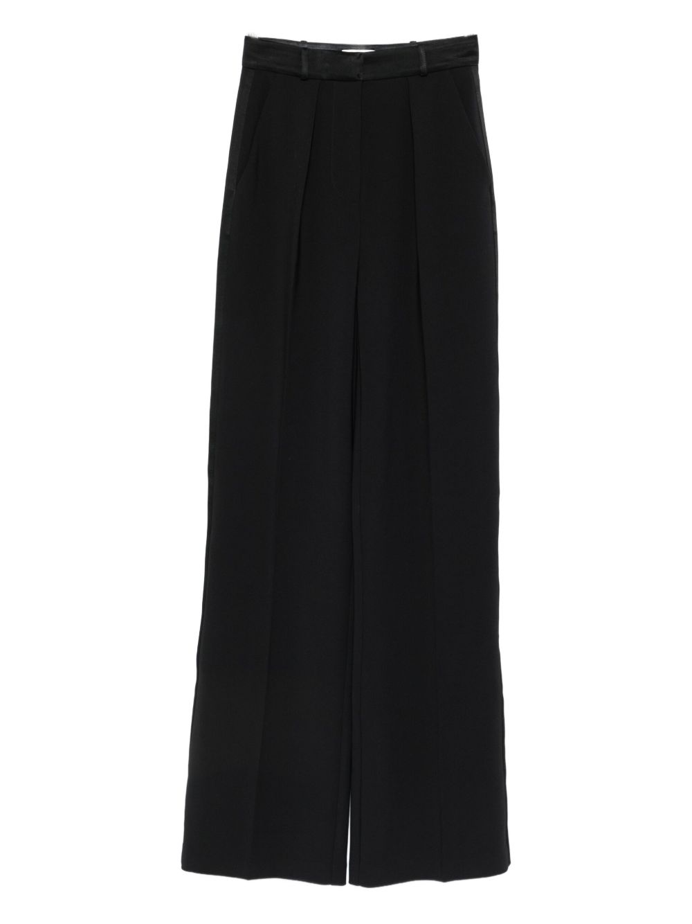 Elisabetta Franchi High-Waisted Flared Trousers Black