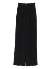 Elisabetta Franchi High-Waisted Flared Trousers Black
