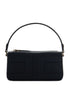 Elisabetta Franchi Top-Handle Panelled Black Shoulder Bag Black