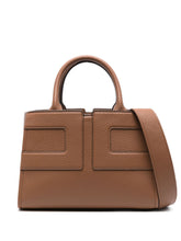 Elisabetta Franchi Panelled Rectangular Tote Bag in Brown