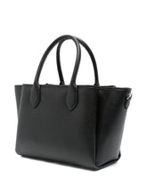 Emporio Armani Medium Palmellato Shopper Bag Black