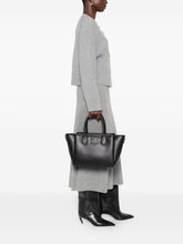 Emporio Armani Medium Palmellato Shopper Bag Black
