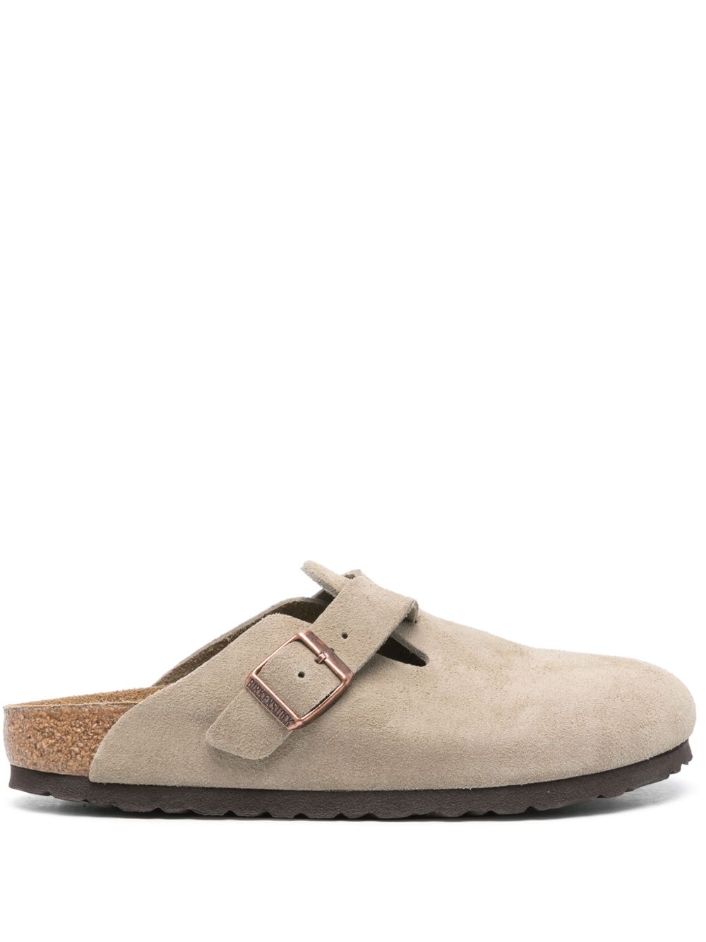 Birkenstock Boston Suede Closed-Toe Sandals Dove Grey Dove Grey