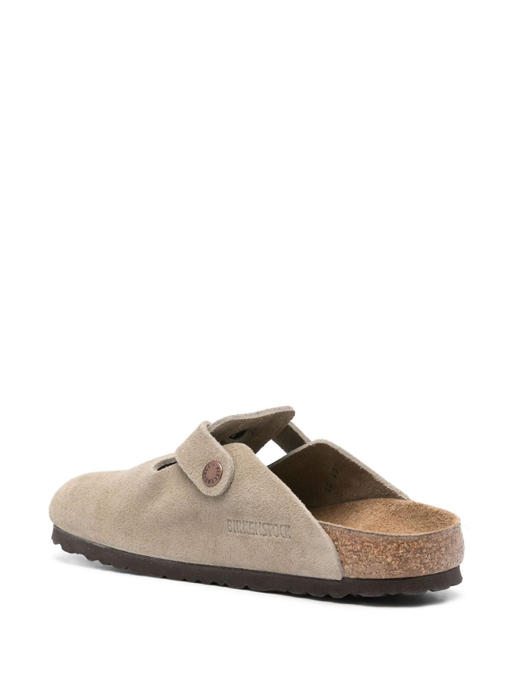 Birkenstock Boston Suede Closed-Toe Sandals Dove Grey Dove Grey