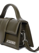 JACQUEMUS Child Mini Leather Top Handle Bag Green