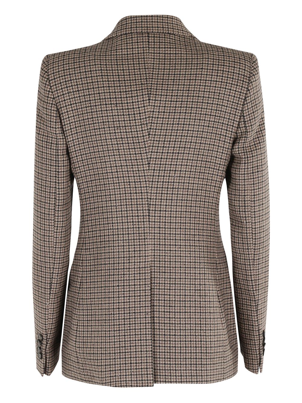 Tagliatore Double-Breasted Silk-Blend Wool Jacket Brown