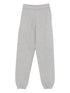The Attico High-Rise Silk-Cotton Blend Trousers Light Grey