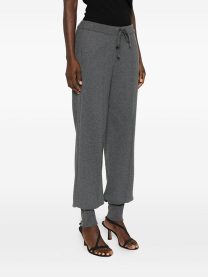 Tom Ford Silk-Blend Grey Sweatpants Grey