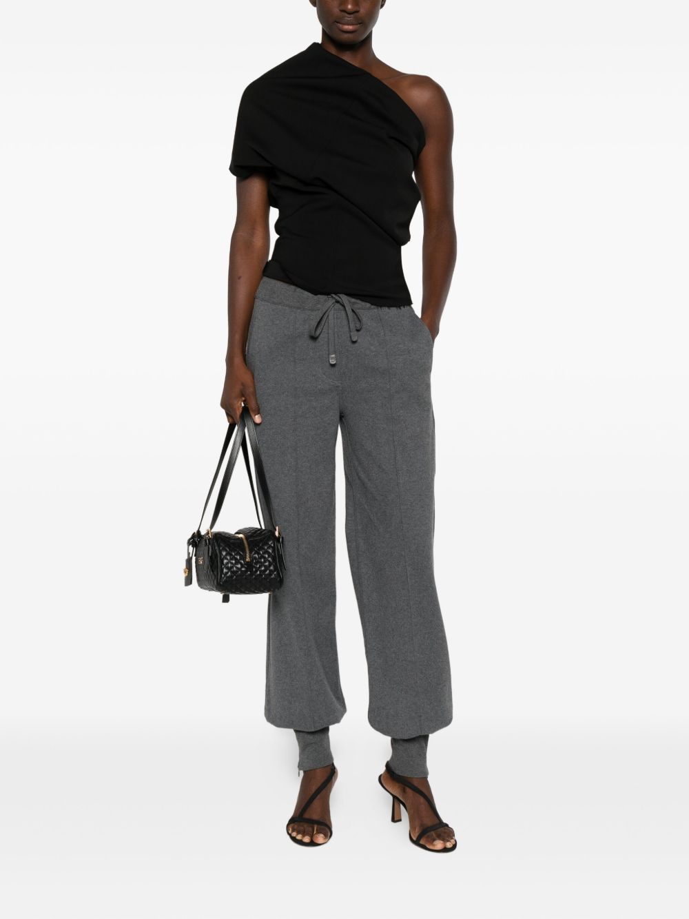 Tom Ford Silk-Blend Grey Sweatpants Grey