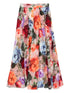 Alice + Olivia Nilda Maxi Skirt in Multicolour Silk-Cotton MultiColour