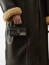 Jacquemus The Big Child Shoulder Bag in Brown Leather with Flap Brown
