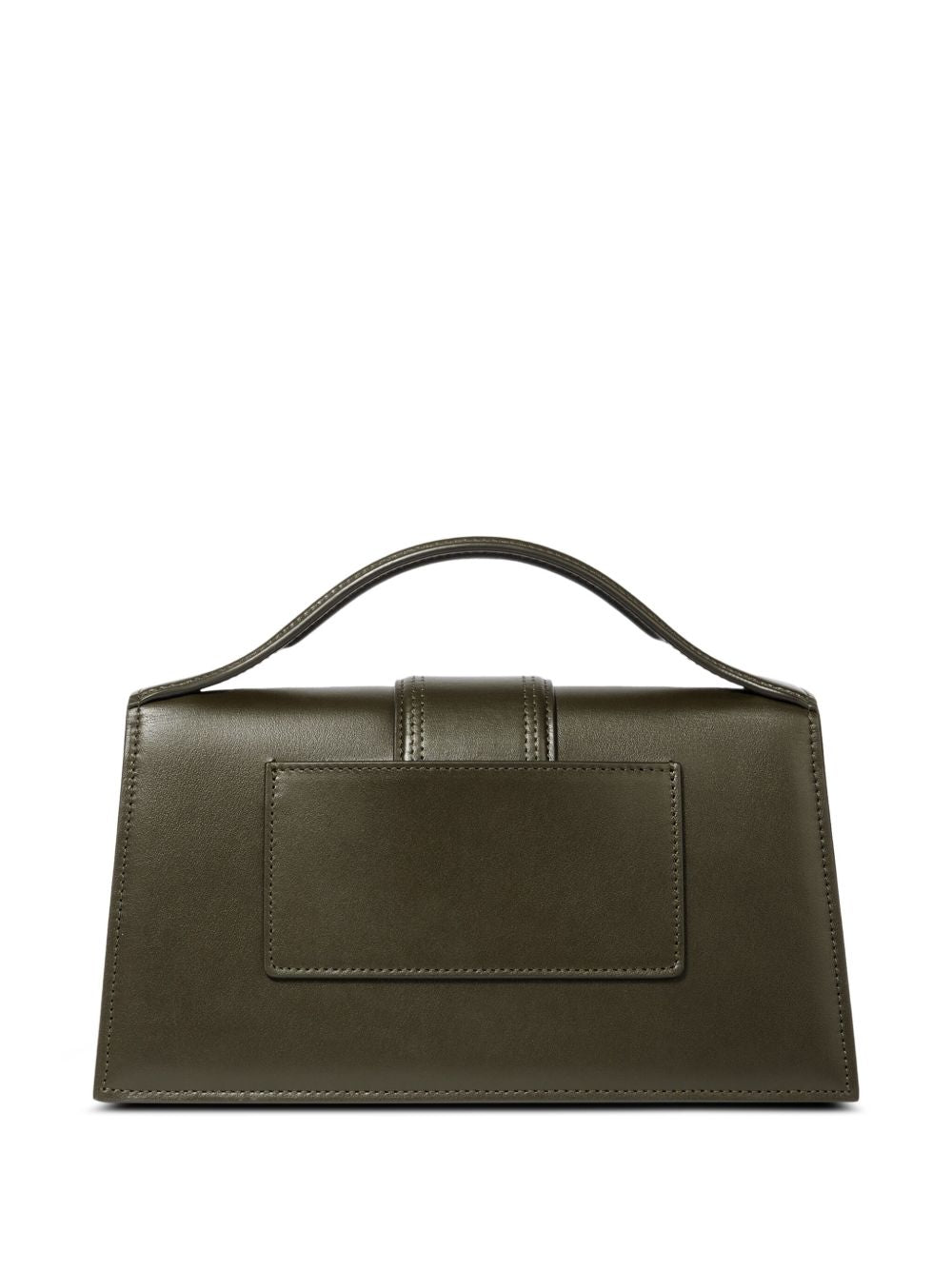 JACQUEMUS Child Mini Leather Bag with Flap Green