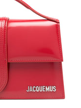 JACQUEMUS Le Grand Bambino Leather Tote Bag Red
