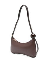 JACQUEMUS The Bisou Perle Shoulder Bag Brown