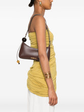 JACQUEMUS The Bisou Perle Shoulder Bag Brown
