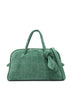 JACQUEMUS Le Petit Turismo Green Leather Tote Bag Green