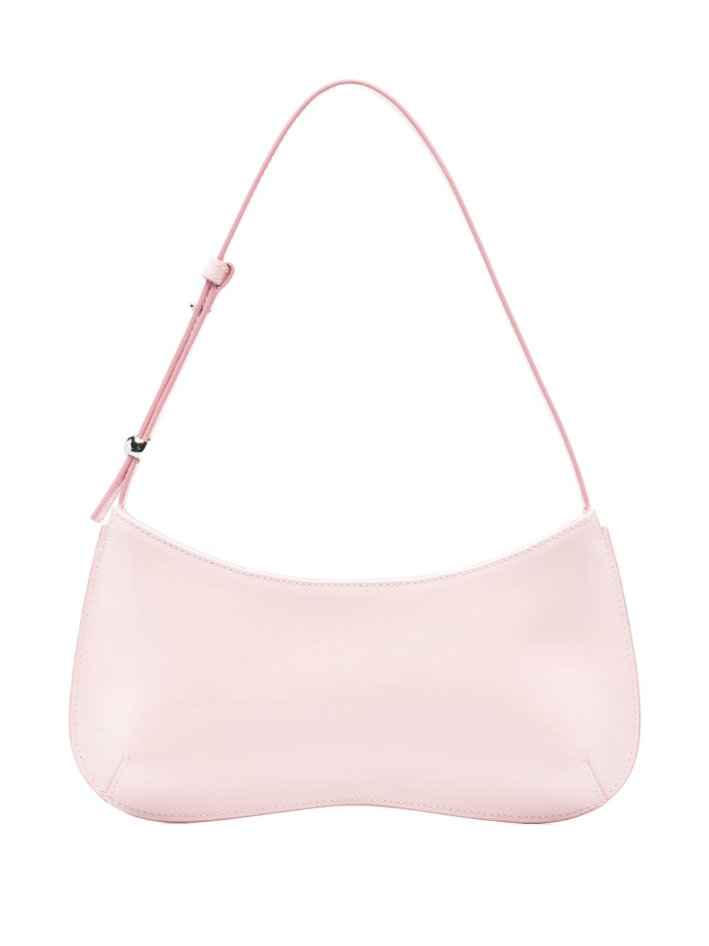 Jacquemus Le Bisou Powder Pink Leather Shoulder Bag powder