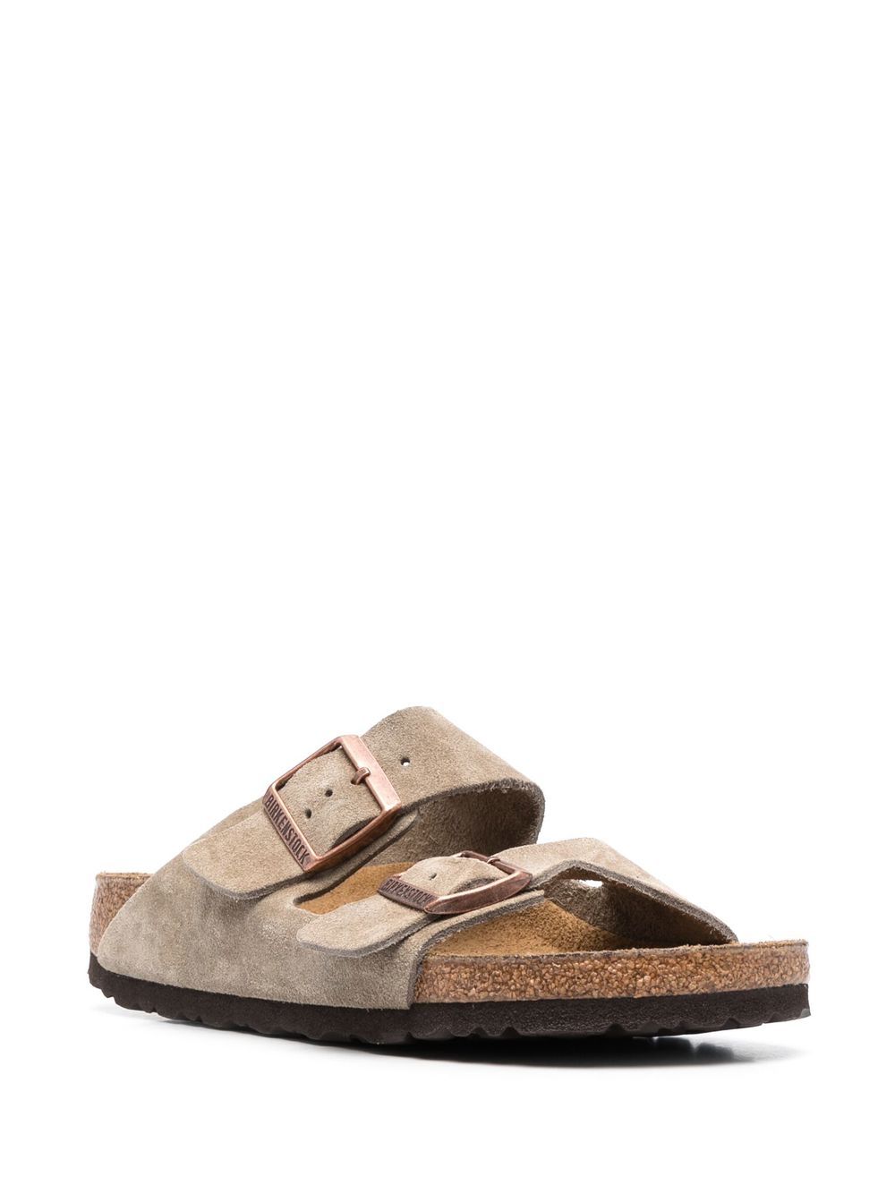 Birkenstock Arizona Suede Slip-On Sandals Dove Grey
