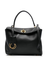 Balenciaga Rodeo Small Leather Tote Bag Black