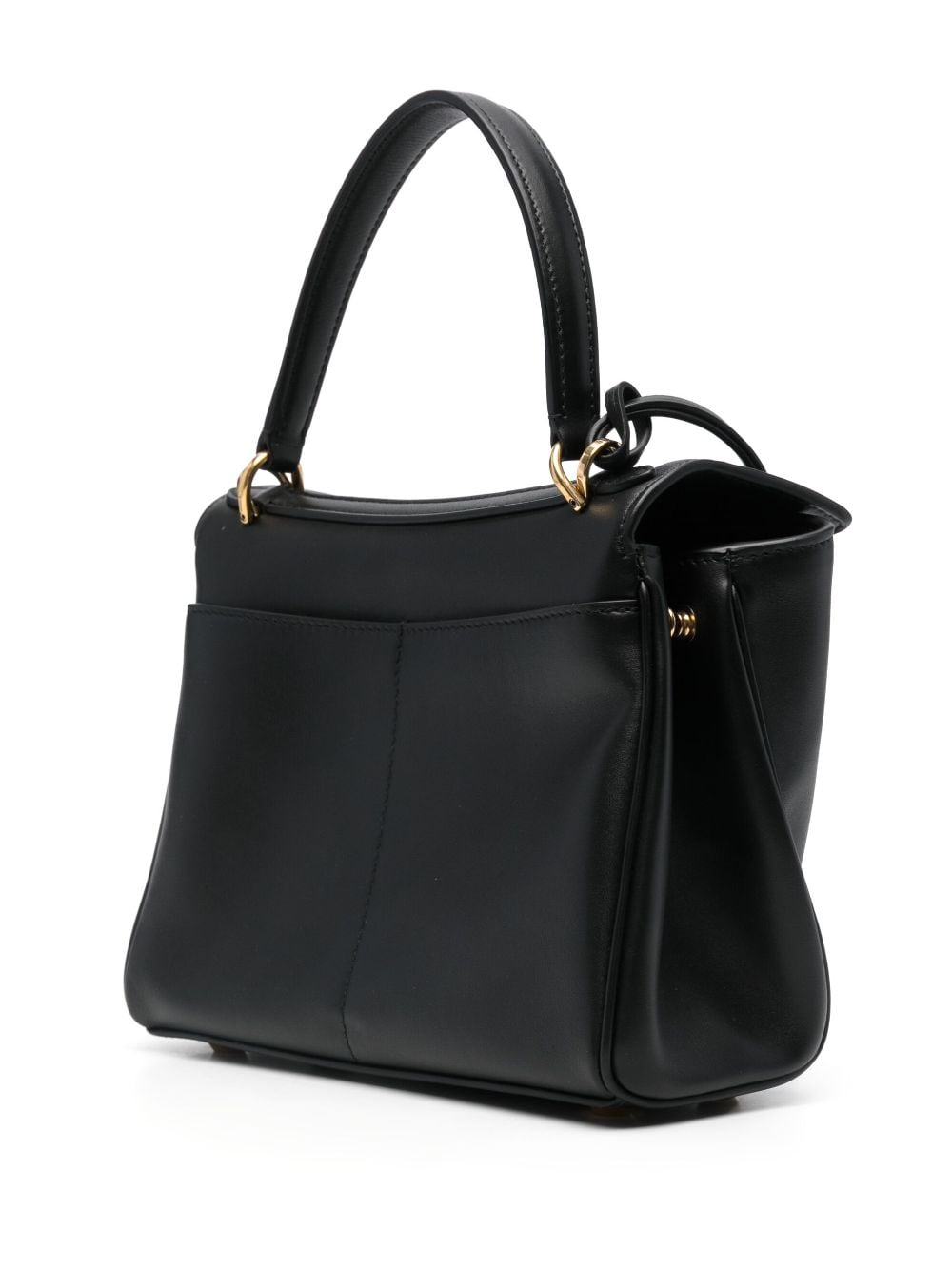 Balenciaga Rodeo Small Leather Tote Bag Black