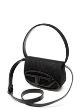 Diesel 1DR Iconic Nappa Leather Shoulder Bag Black