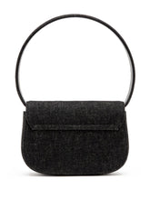 Diesel 1DR Iconic Nappa Leather Shoulder Bag Black
