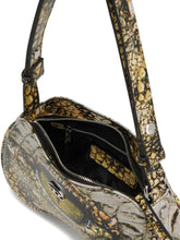 Diesel Play-Glossy Printed Shoulder Bag Beige