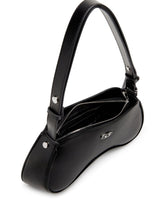 Diesel Play Semi Gloss Leather Shoulder Bag Black