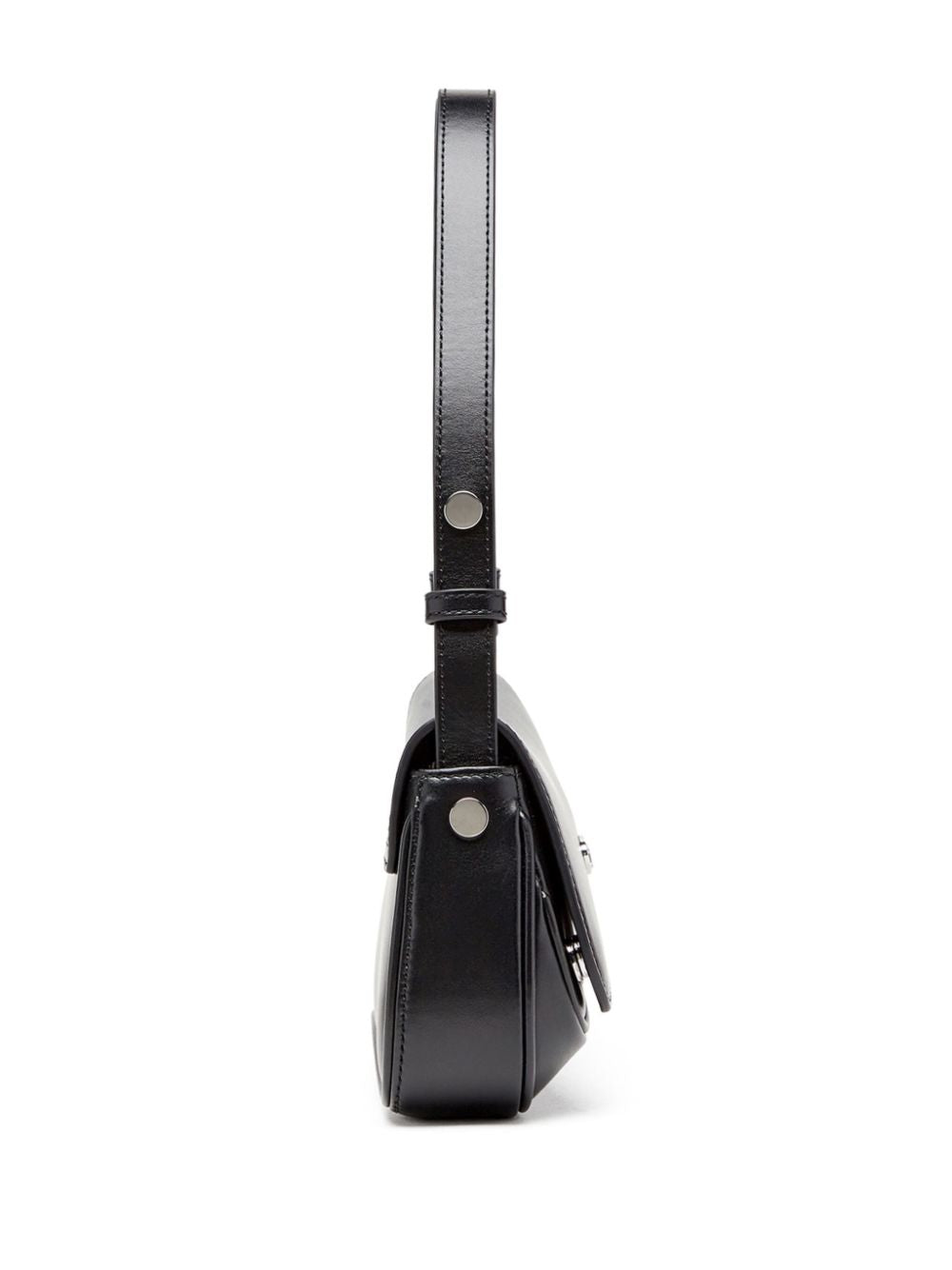 Diesel Play Semi Gloss Leather Clutch Black