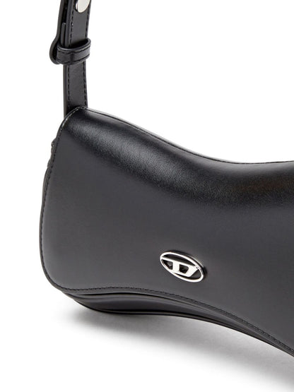 Diesel Play Semi Gloss Leather Clutch Black