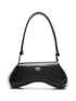 Diesel Play Semi Gloss Leather Clutch Bag Black