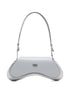 Diesel Play-Glossy Leather Crossbody Bag White