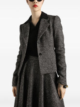 Dolce & Gabbana Single-Breasted Wool Jacket Grey Grey