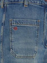 Victoria Beckham High-Rise Flared Jeans in Clear Blue clear blue