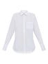 Victoria Beckham Classic White Cotton Shirt with Embroidered Logo White